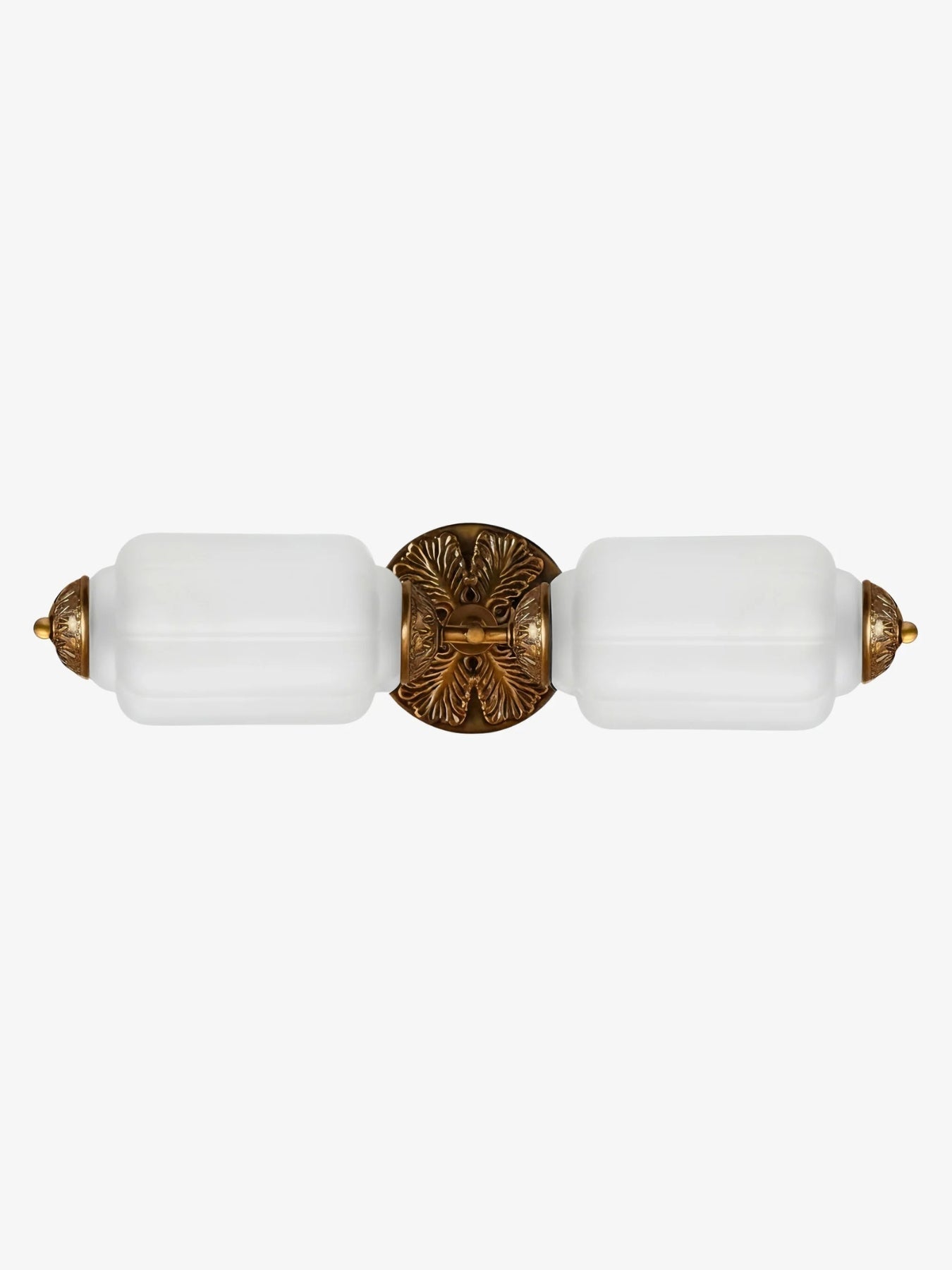 Vintage Glass Wall Lamp Horizontal Model Eloise Light Source for Living Room and Hallway - Lamylie