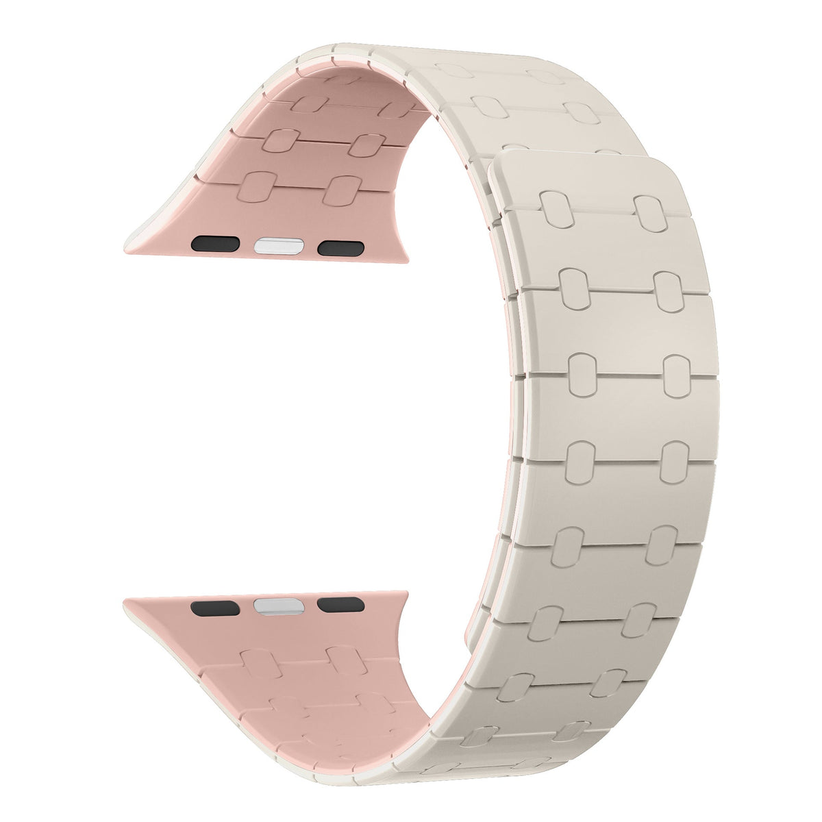 Correia de silicone AquaFlex para Apple Watch — Fecho magnético em laço à prova de água