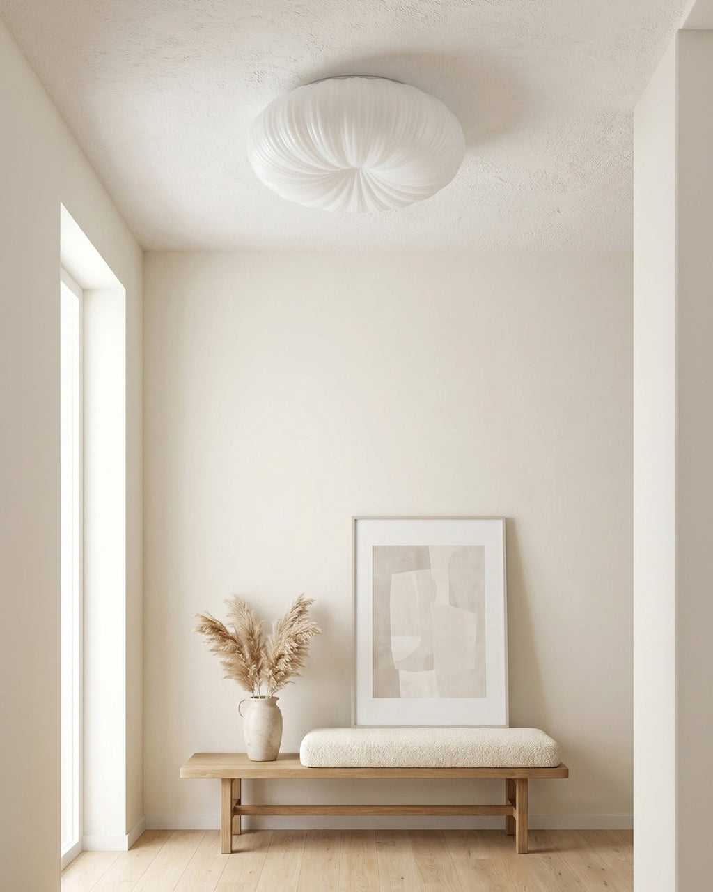 Ceiling Lamp Iris Scandinavian Dimmable Metal & Acrylic with Remote Control for Modern Living Spaces Bedroom Dining Room Ambient Lighting - Lamylie