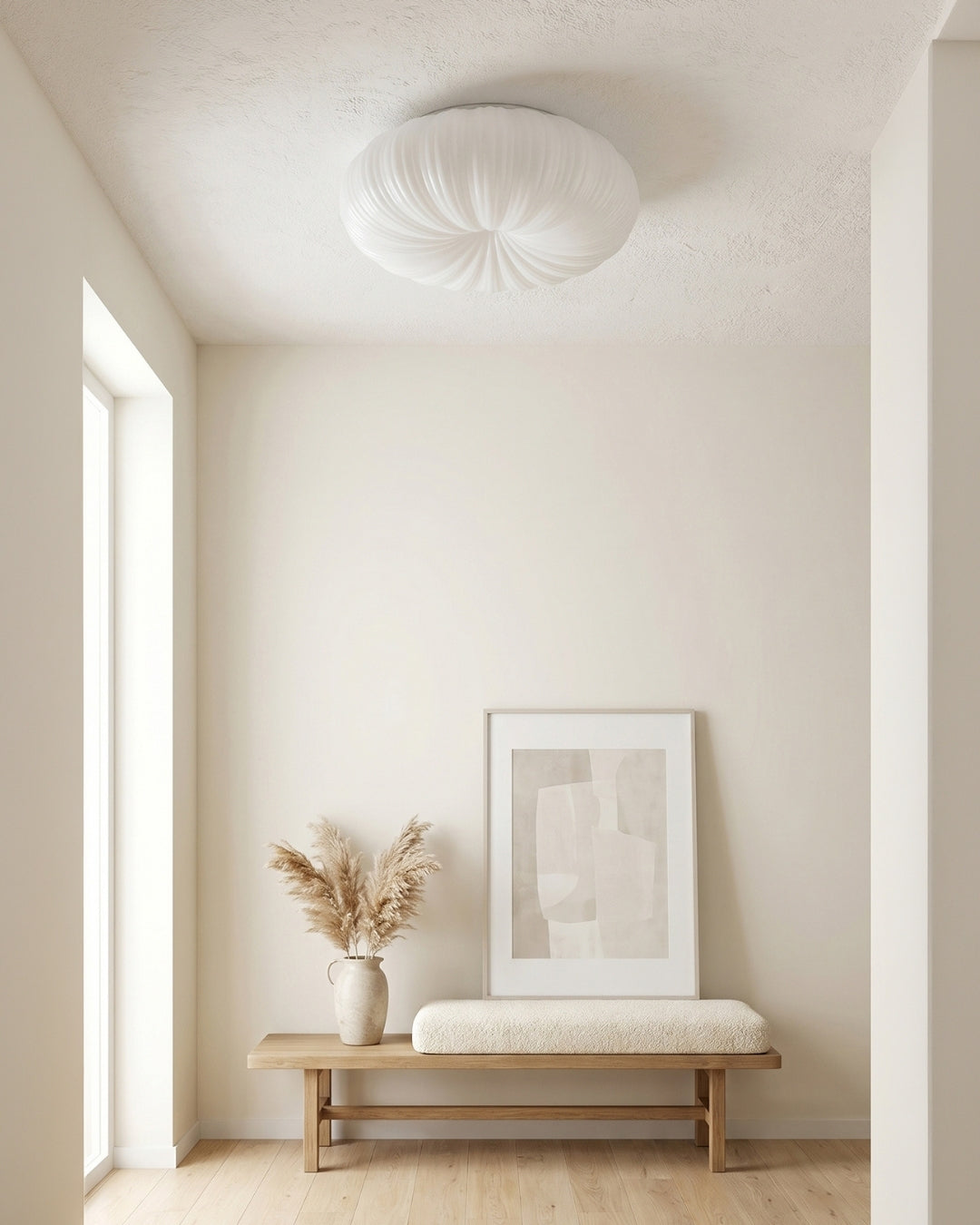 Ceiling Lamp Iris Scandinavian Dimmable Metal & Acrylic with Remote Control for Modern Living Spaces Bedroom Dining Room Ambient Lighting - Lamylie