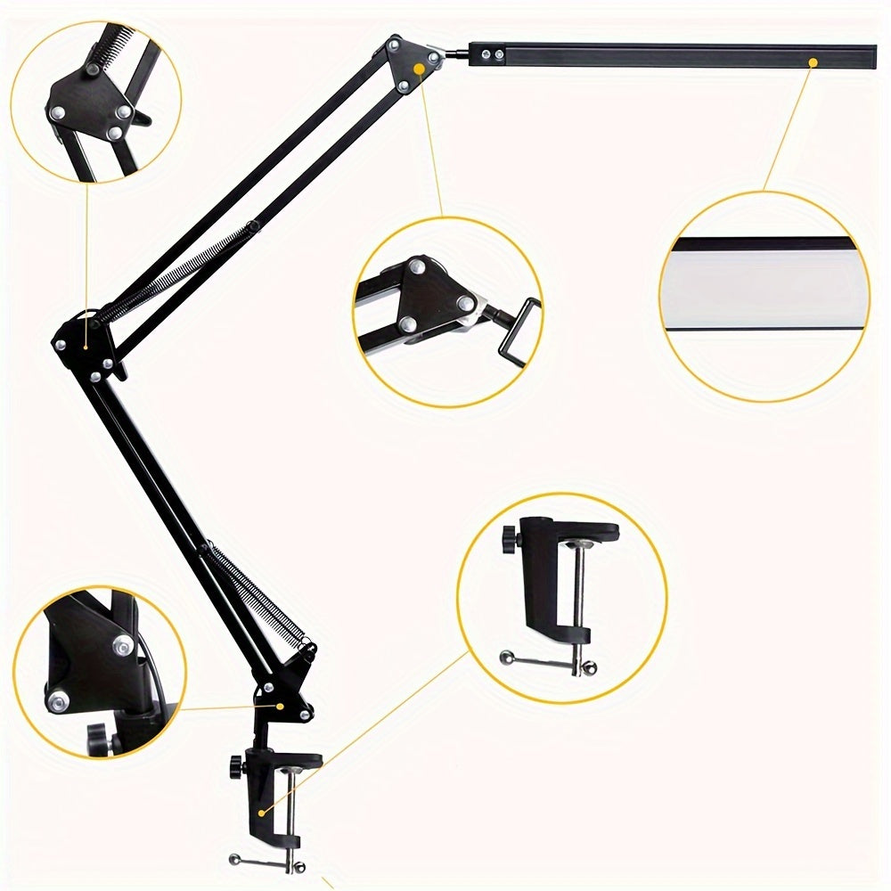 مصباح Flexiglow LED يُثبَّت بالمشبك — 10 مستويات سطوع، و3 درجات حرارة لونية