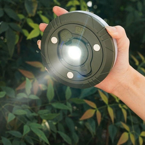 Camping lantern with 10m RGB string lights – ambiance & safety for every outing - Lamylie