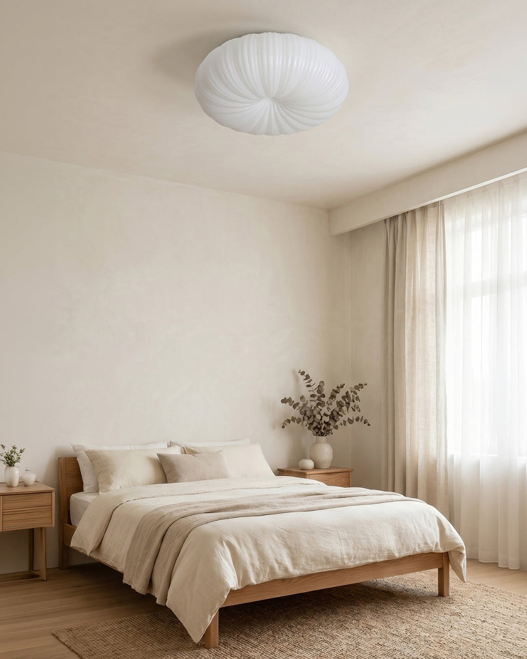 Ceiling Lamp Iris Scandinavian Dimmable Metal & Acrylic with Remote Control for Modern Living Spaces Bedroom Dining Room Ambient Lighting - Lamylie