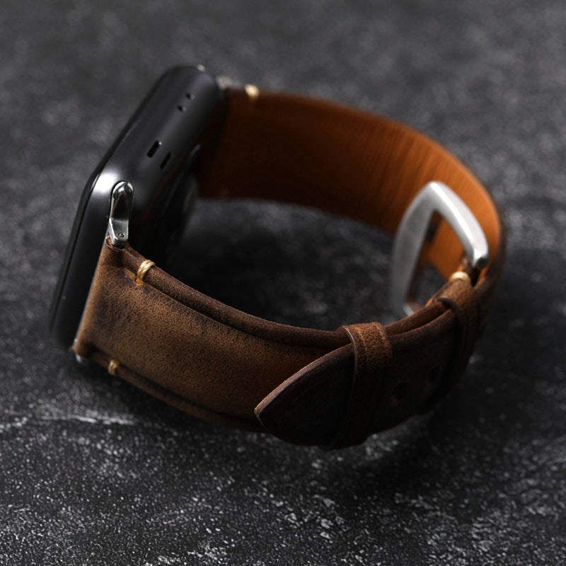 Luna-skinnrem til Apple Watch — håndlaget i Italia