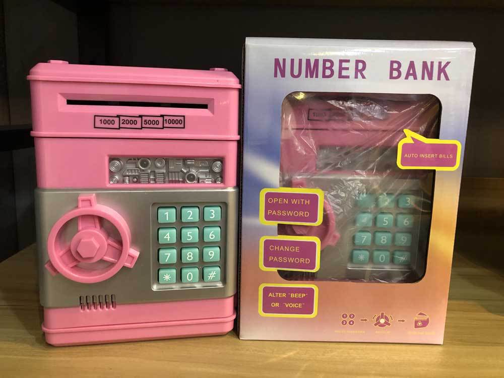 Mini Piggy Bank - Safeguards Pocket Money and Turns Saving into Fun Adventure for Kids - Lamylie