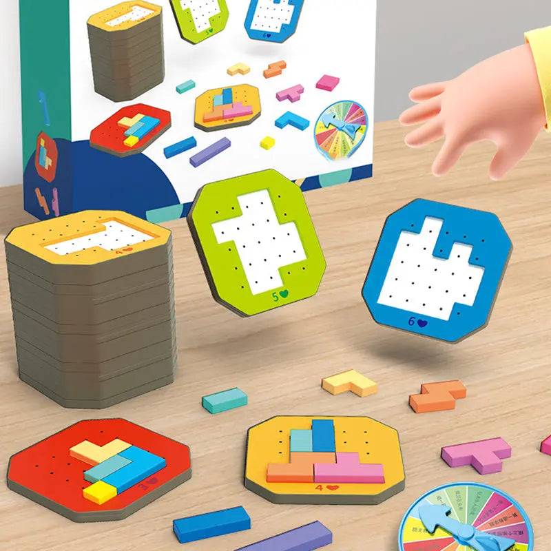 Kreatives Ideen-Puzzlespiel für Kinder – BrainyBlocks für kluge Köpfe - Lamylie