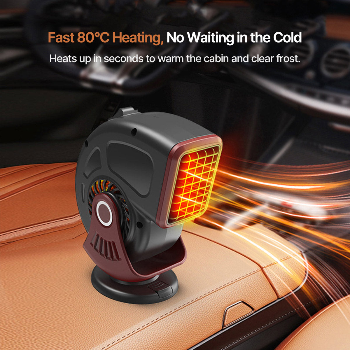 Calefactor y desempañador de coche de doble modo - Sistema de calefacción para vehículos de 12V - Lamylie
