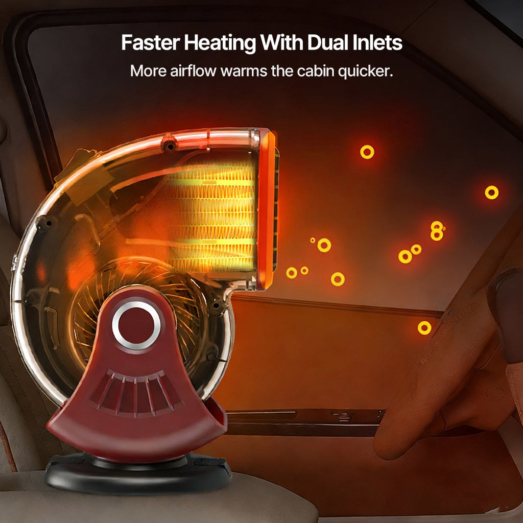 Calefactor y desempañador de coche de doble modo - Sistema de calefacción para vehículos de 12V - Lamylie