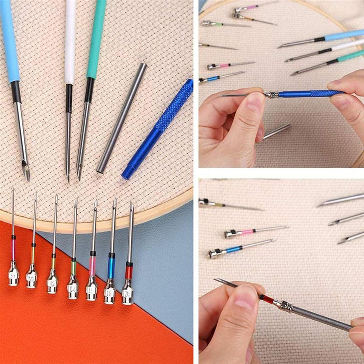Embroidery | Comfortable Needle Kit | Ergonomic & Multifunctional | ThreadEase - Lamylie