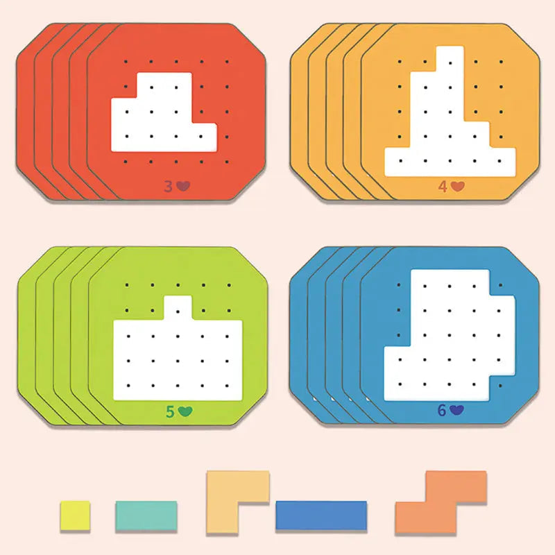 Kreatives Ideen-Puzzlespiel für Kinder – BrainyBlocks für kluge Köpfe - Lamylie