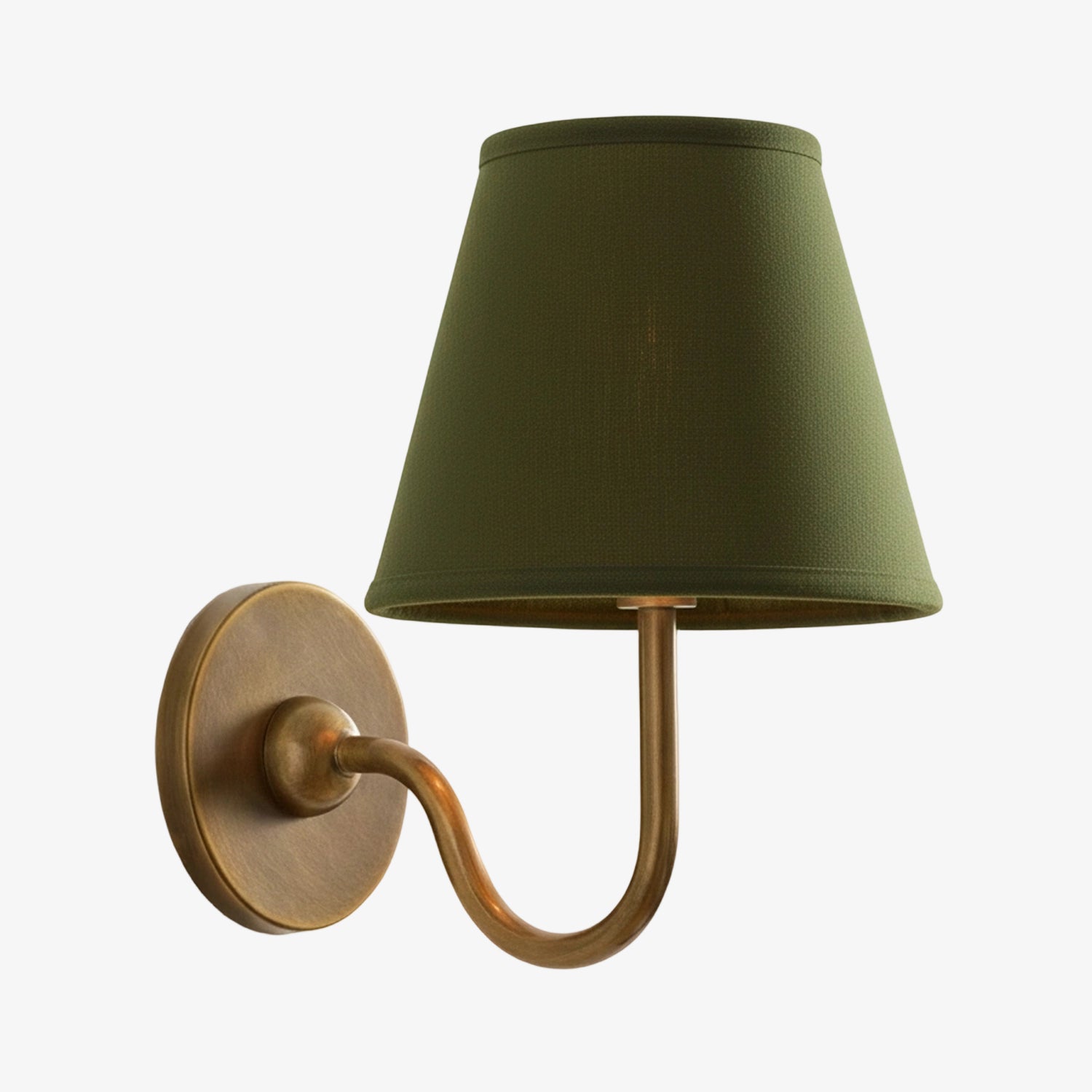 Wall Lamp with Pleated Fabric Shade | Classic Lighting for Bedroom and Living Room - Lamylie