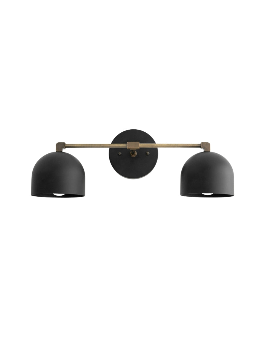 Wall Lamp Dome Shade Mid-Century Retro Design Bathroom Hallway - Lamylie