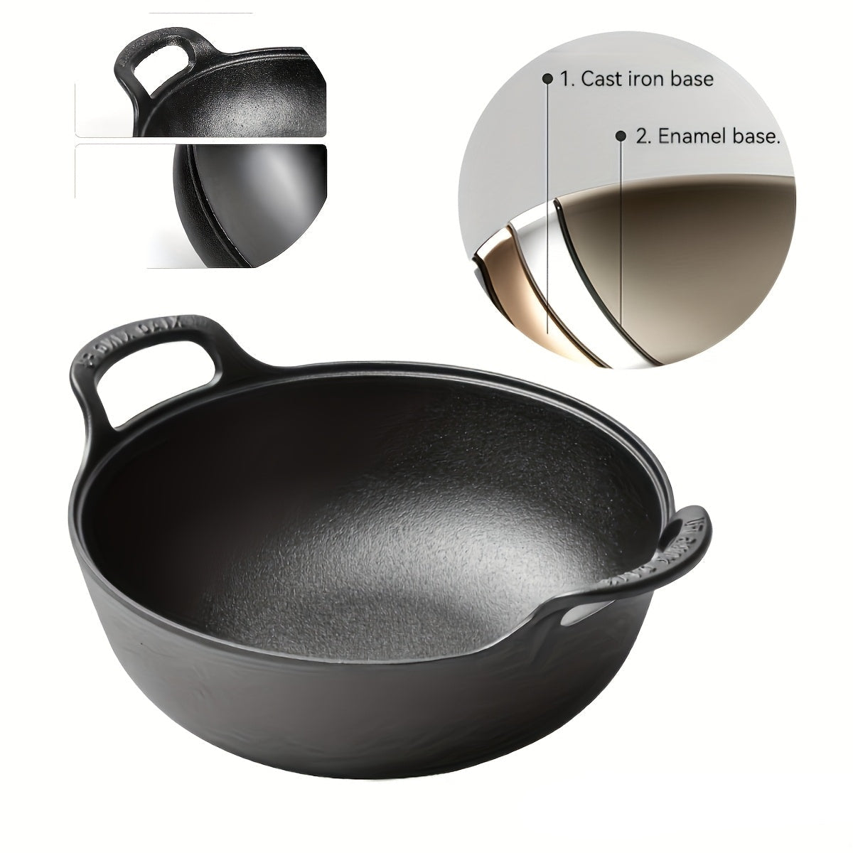 Miniforge Compact Pre-Seasoned Cast Iron Skillet