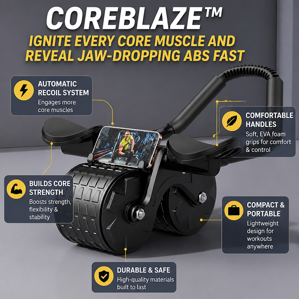 CoreBlaze — 激活每一块核心肌肉，快速练出令人惊叹的腹肌 - Lamylie