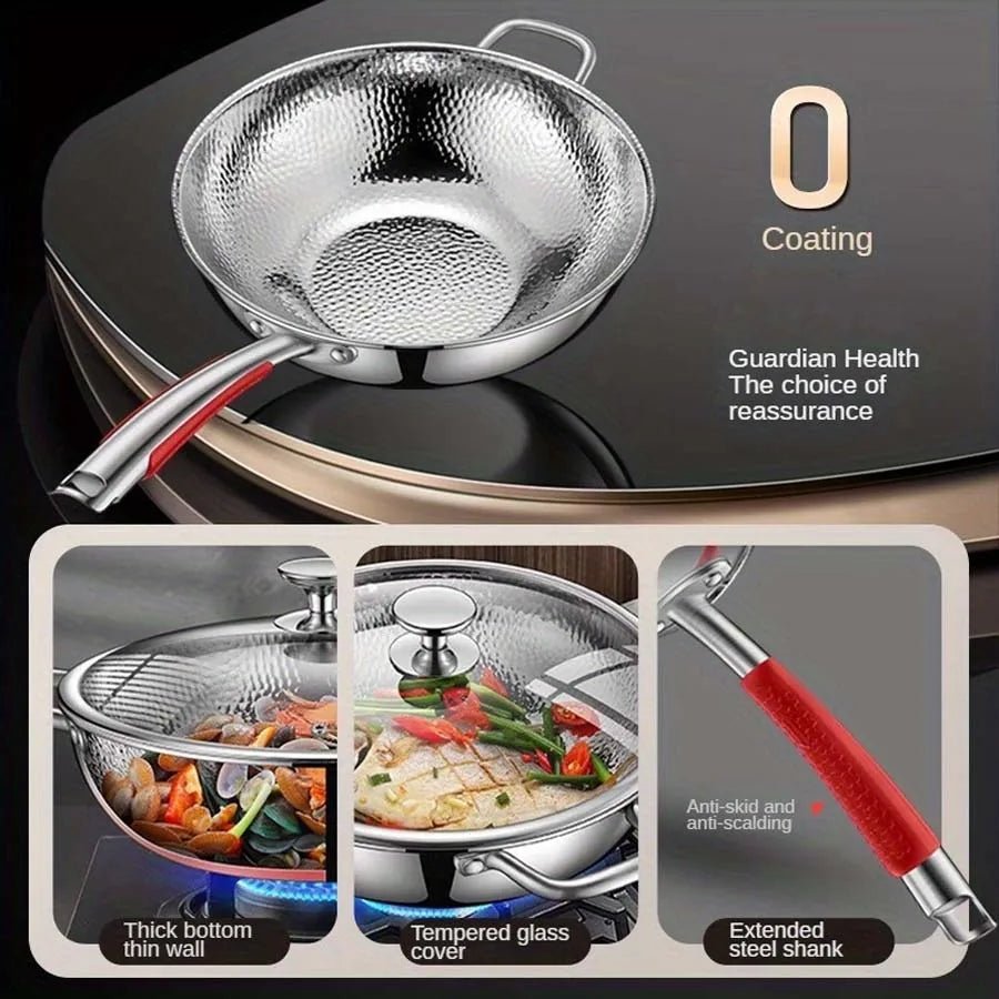 Wok antiadhésif pour cuisiner sans effort - Lamylie