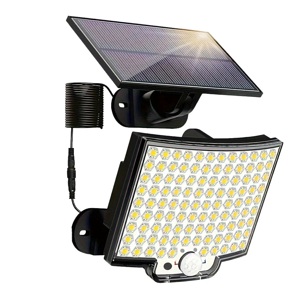 Solar Outdoor Wall Light with Motion Detector – 106/144/280 LEDs - Lamylie