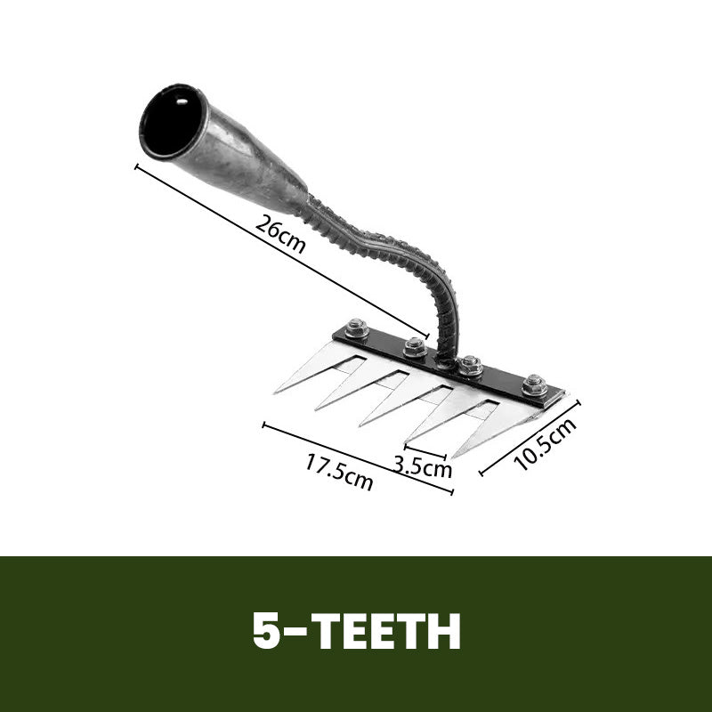 Carbon Steel Garden Weeding Rake - Lamylie