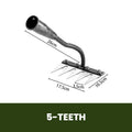 Carbon Steel Garden Weeding Rake - Lamylie