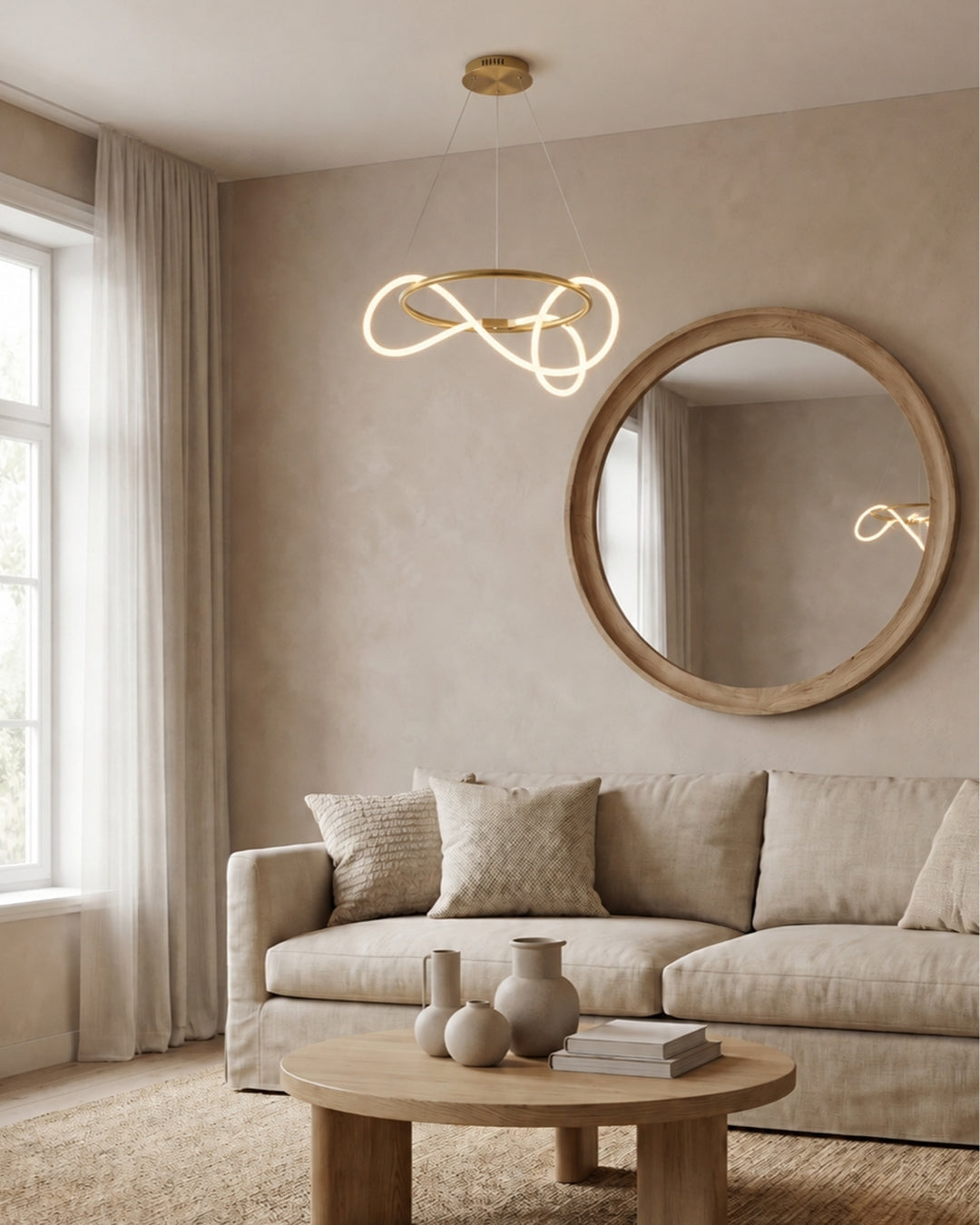 LED Design Pendelleuchte mit schwarzer Satin-Metallkordelstruktur 100 cm Dimmbar Warmweiß Modernes Interieur Esszimmer Kücheninsel - Lamylie