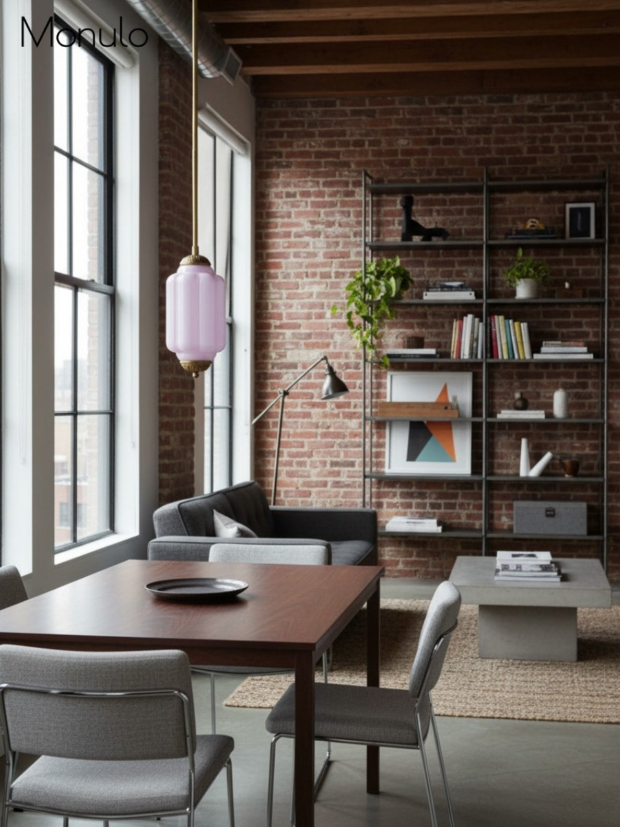 Vintage Glass Pendant Lamp with Nostalgic Look | Refined Lighting for Dining Room and Kitchen - Lamylie