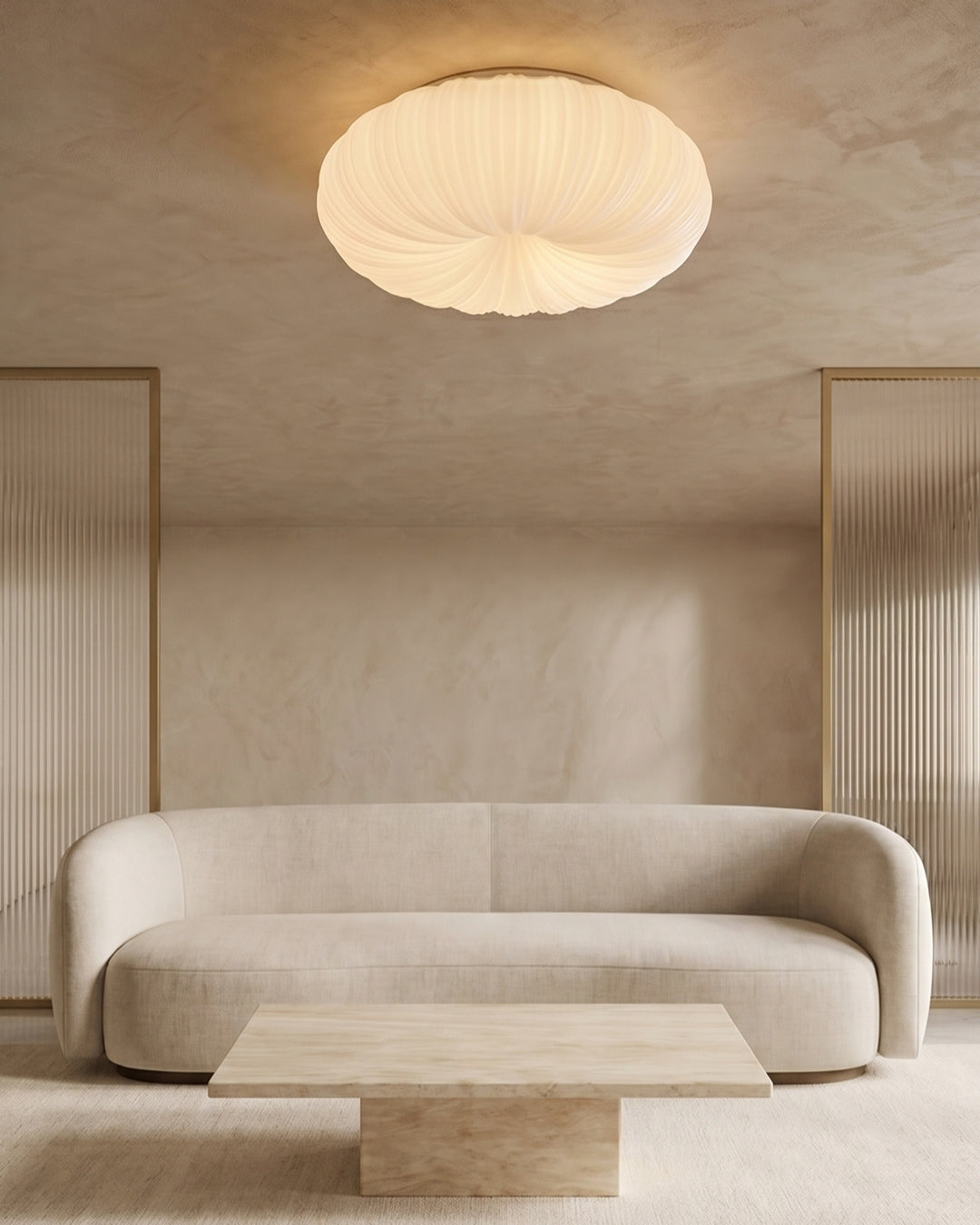 Ceiling Lamp Iris Scandinavian Dimmable Metal & Acrylic with Remote Control for Modern Living Spaces Bedroom Dining Room Ambient Lighting - Lamylie