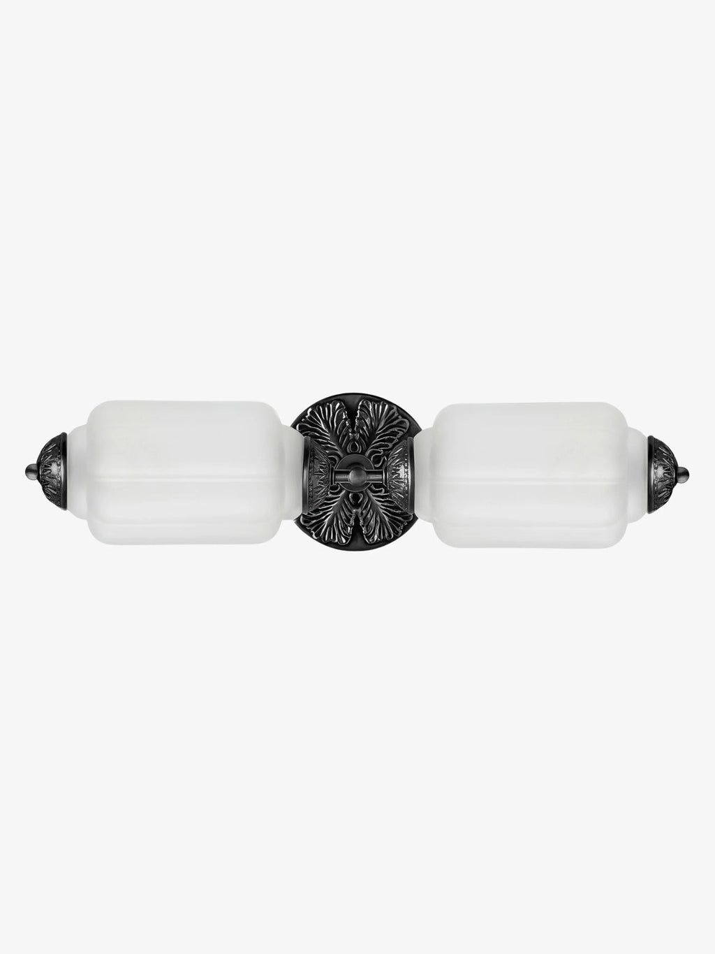 Vintage Glass Wall Lamp Horizontal Model Eloise Light Source for Living Room and Hallway - Lamylie
