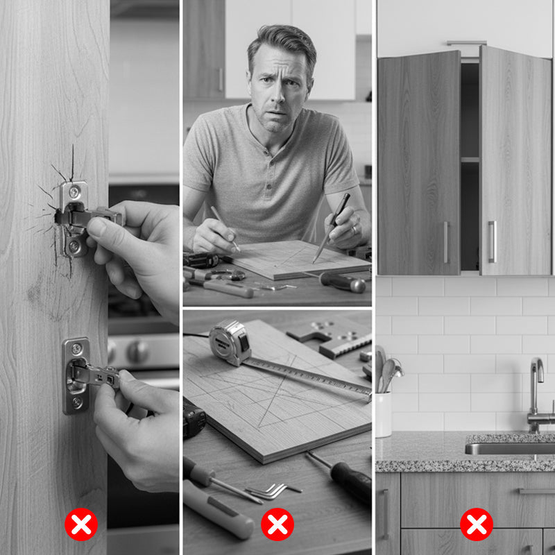 EdgeCraft Magnetische Scharnierlehre — Makellose Schranktüren mit müheloser Präzision jedes Mal - Lamylie