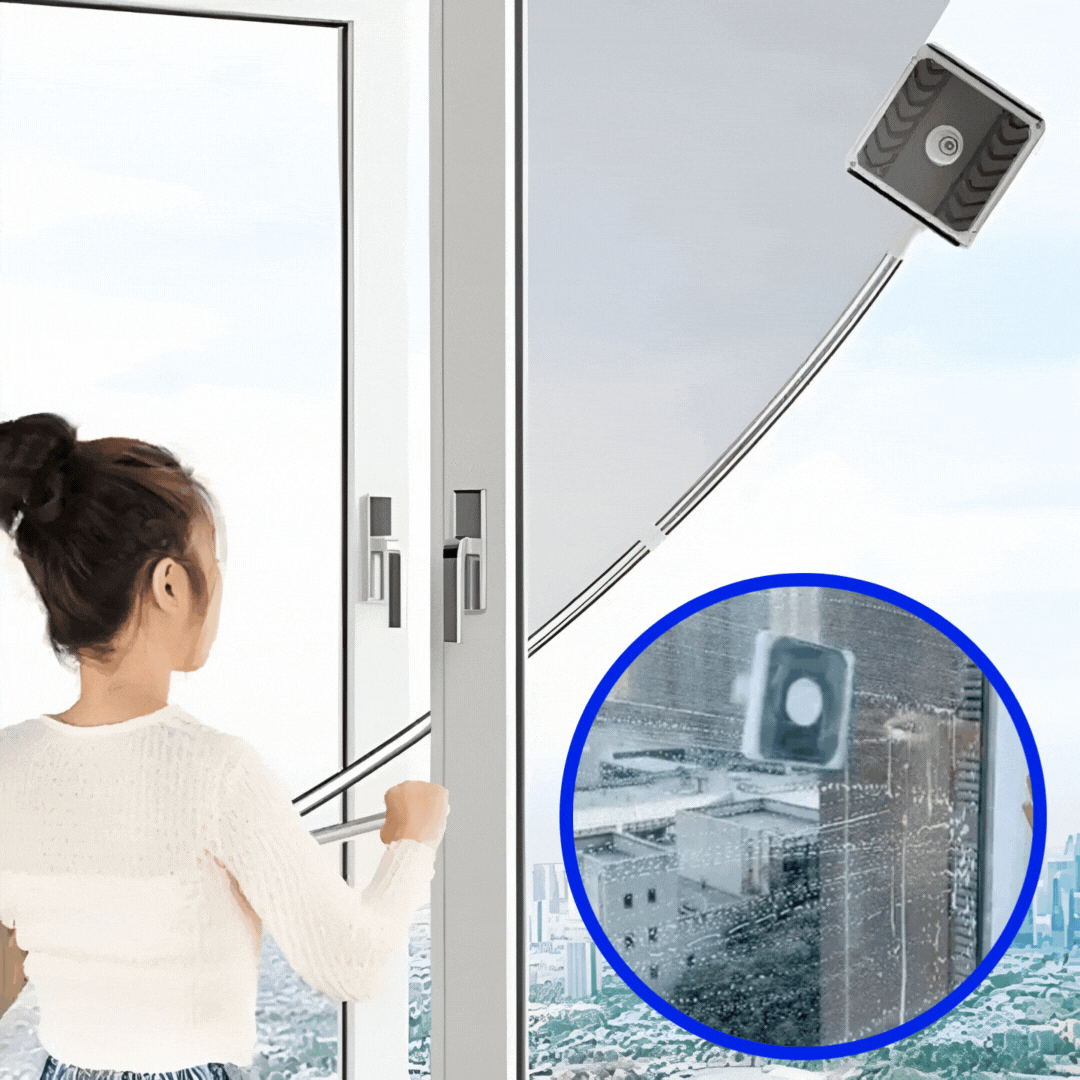 GlideShine Duo - Redefining Window Cleaning: Safe, Fast, Streak-Free Inside and Out! - Lamylie