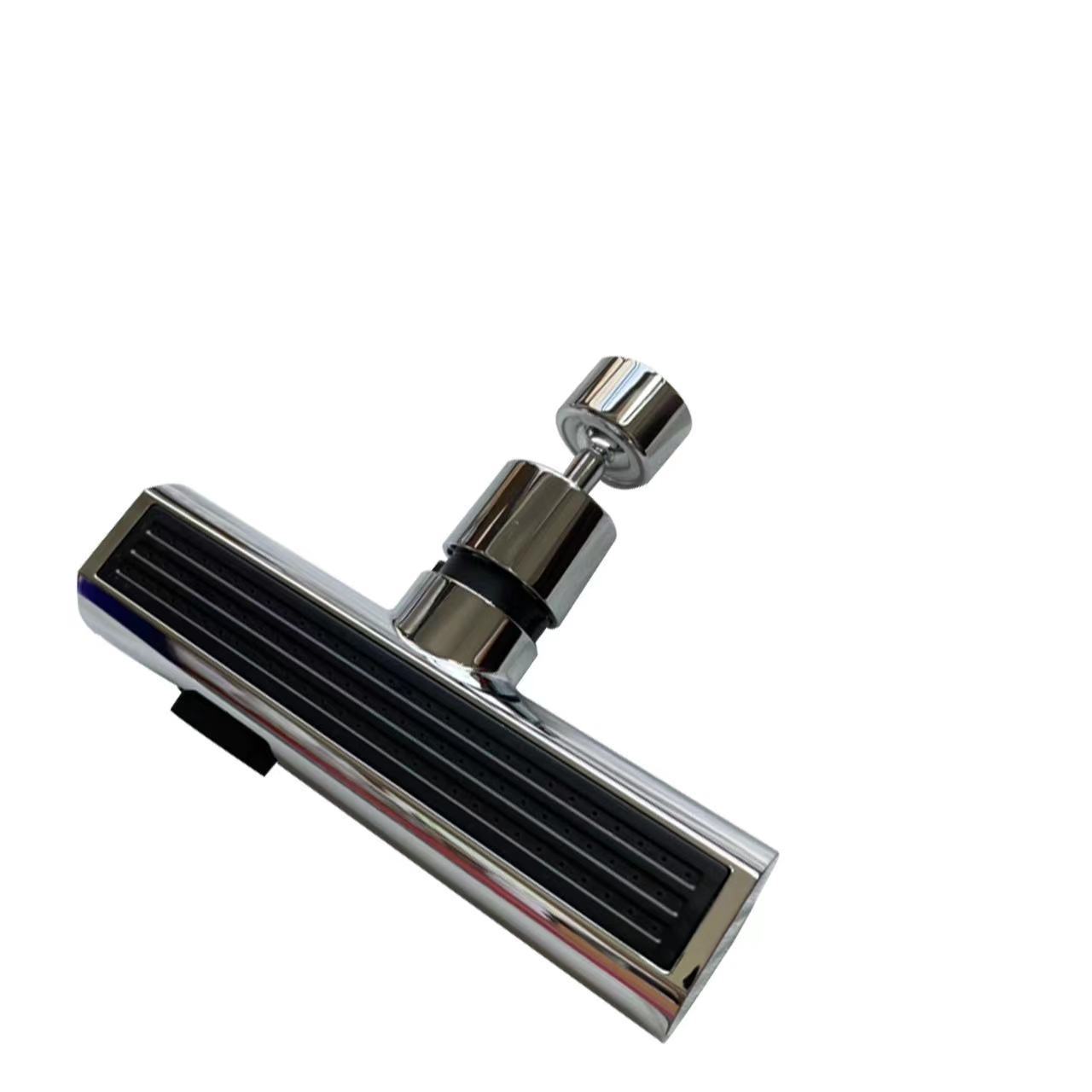 Faucet Extension with Waterfall System Black or Silver | Kitchen Faucet Accessory with 4 Modes for Multifunctional Use - Lamylie