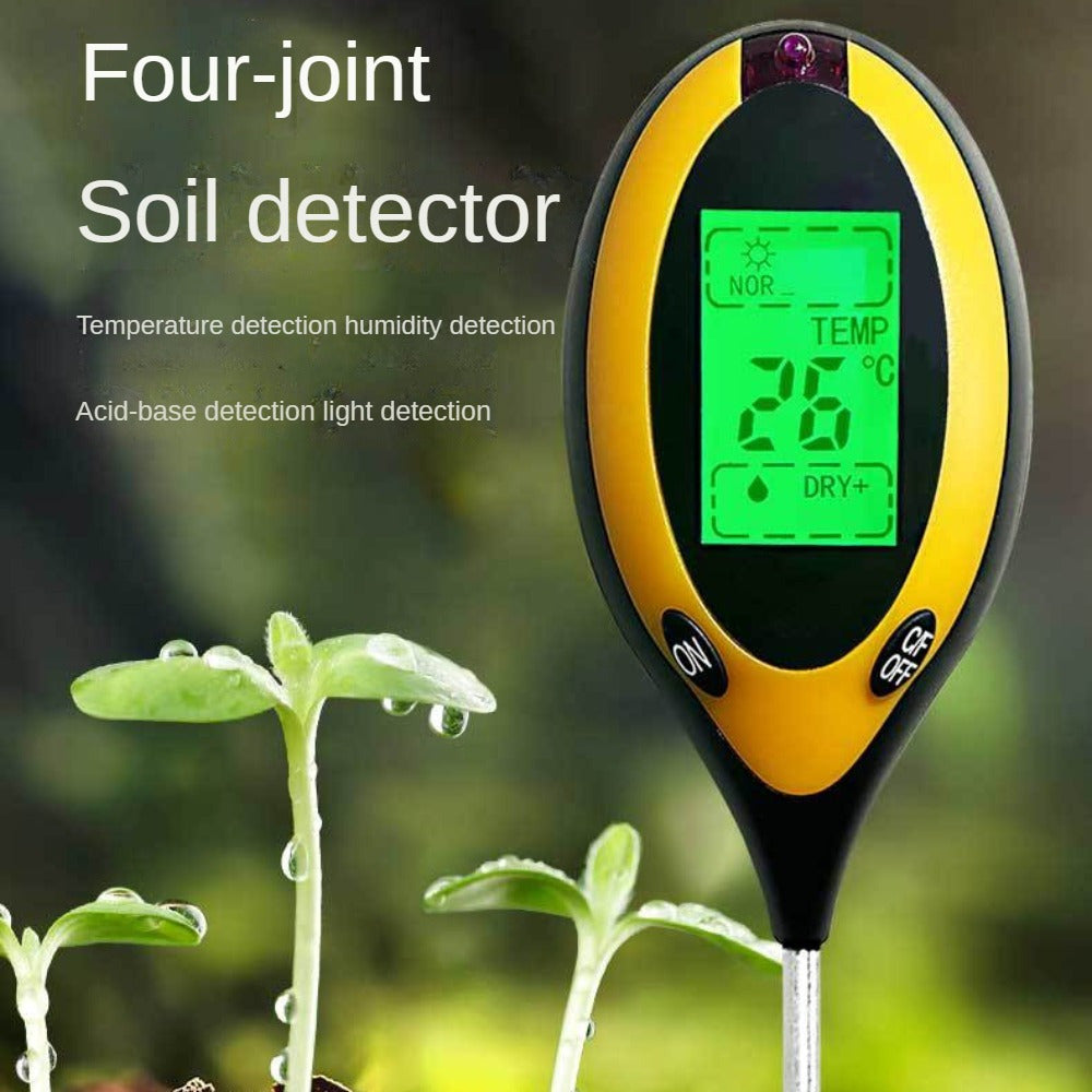 Soilmaster Αναλυτής εδάφους 4-σε-1 — μετρήσεις υγρασίας, pH, θερμοκρασίας και ηλιακού φωτός