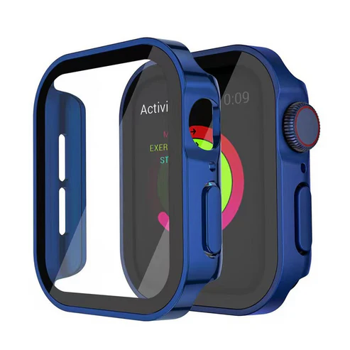 LumaGleam-etui til Apple Watch — herdet glassbeskyttelse med rhinsteinskant