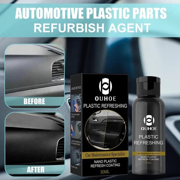 Rénovateur pour plastiques de voiture - Lot de 2 - Lamylie