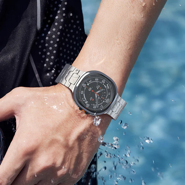 Aurora-Titanarmband – Verstellbare Faltschließe für die Samsung Galaxy Watch Ultra