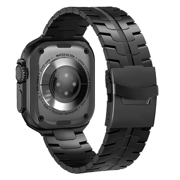 Řemínek AeroLink z titanu třídy 2 pro Apple Watch — lehká konstrukce o hmotnosti 66 g
