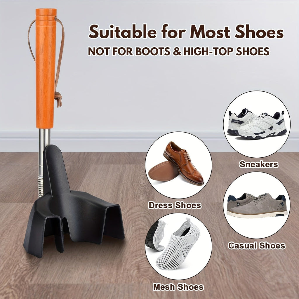 Calzador de zapatos extensible con mango telescópico - Lamylie