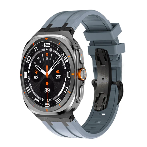 Bracelet en silicone avec adaptateur en titane NovaFlex pour Samsung Watch Ultra