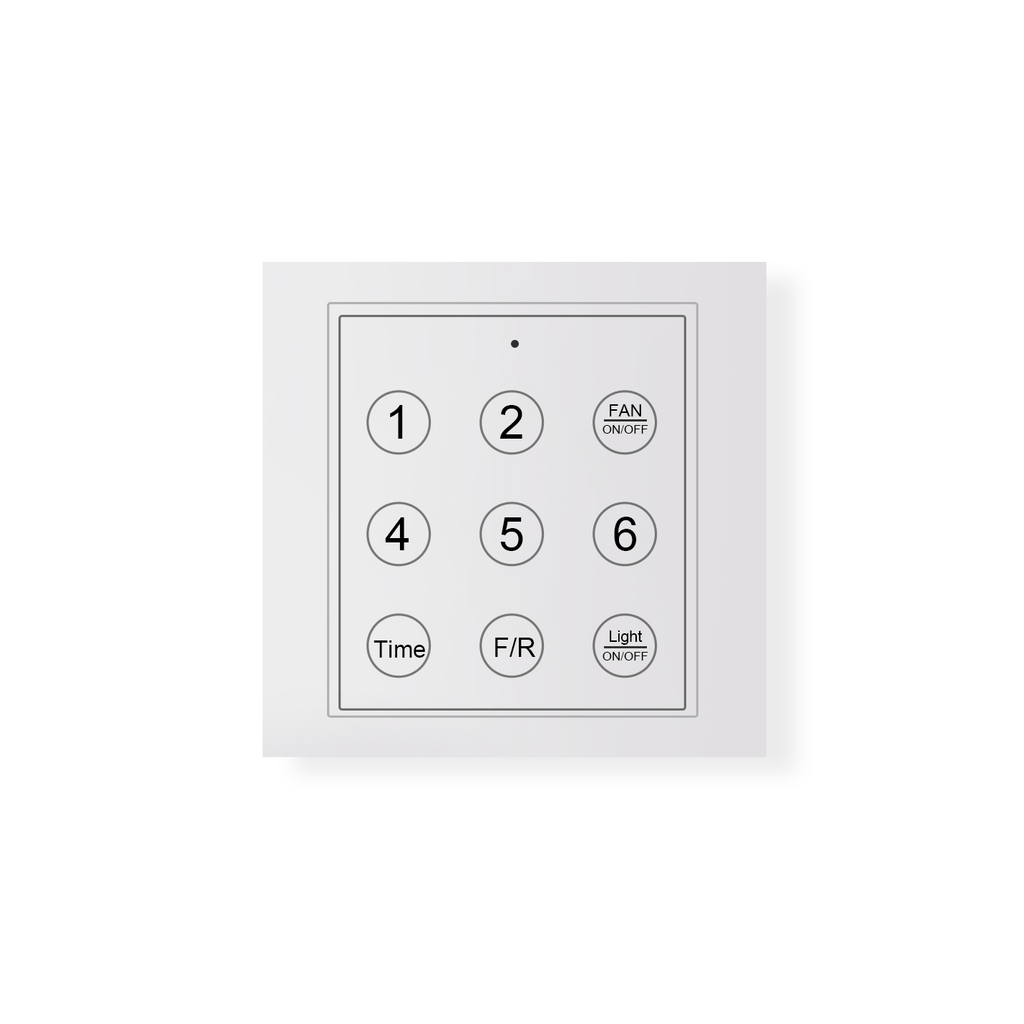 Takvifte i tre med fjernkontroll | 6 hastigheter og 35 W motor | 106 cm eller 132 cm – Lamylie
