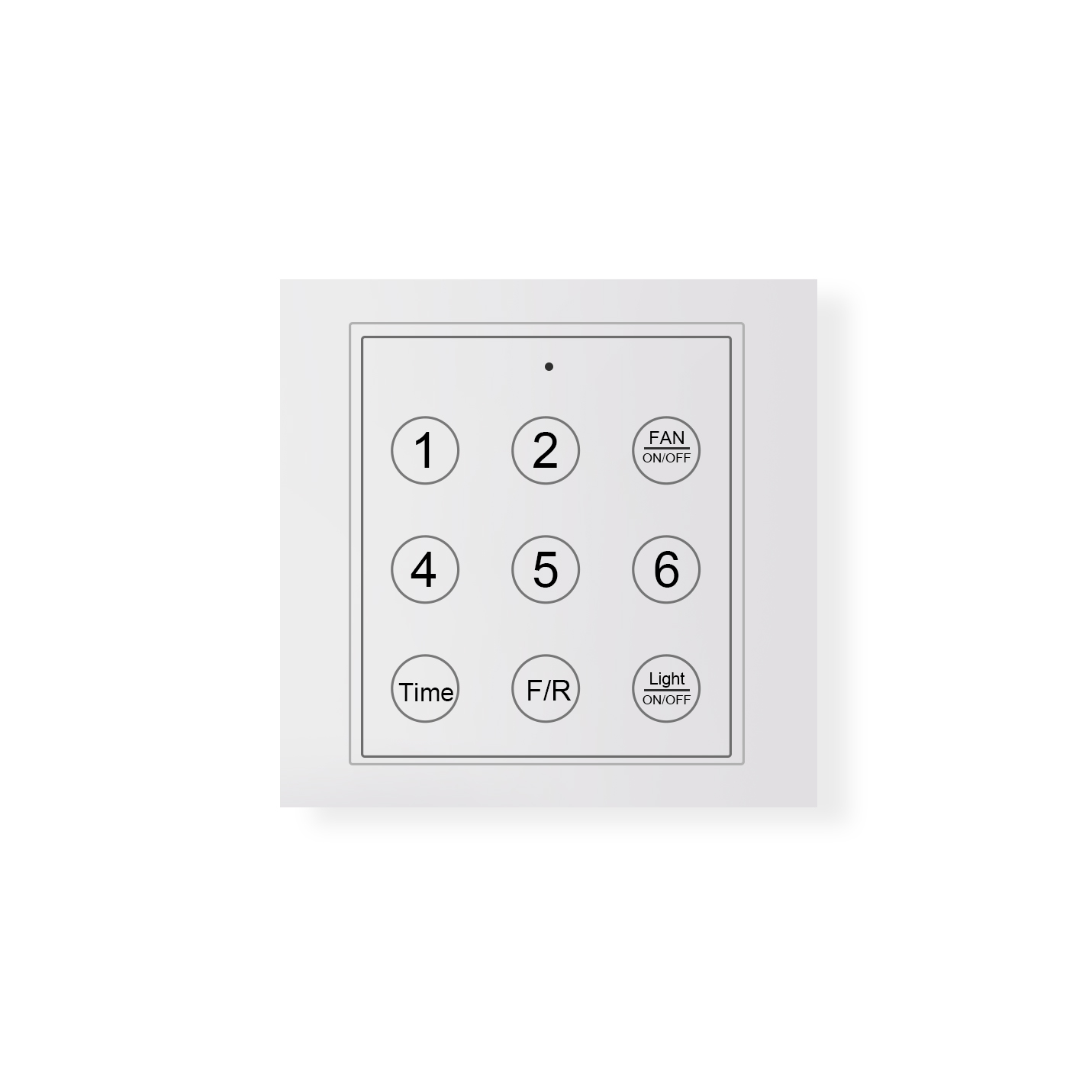 Takvifte i tre med fjernkontroll | 6 hastigheter og 35 W motor | 106 cm eller 132 cm – Lamylie