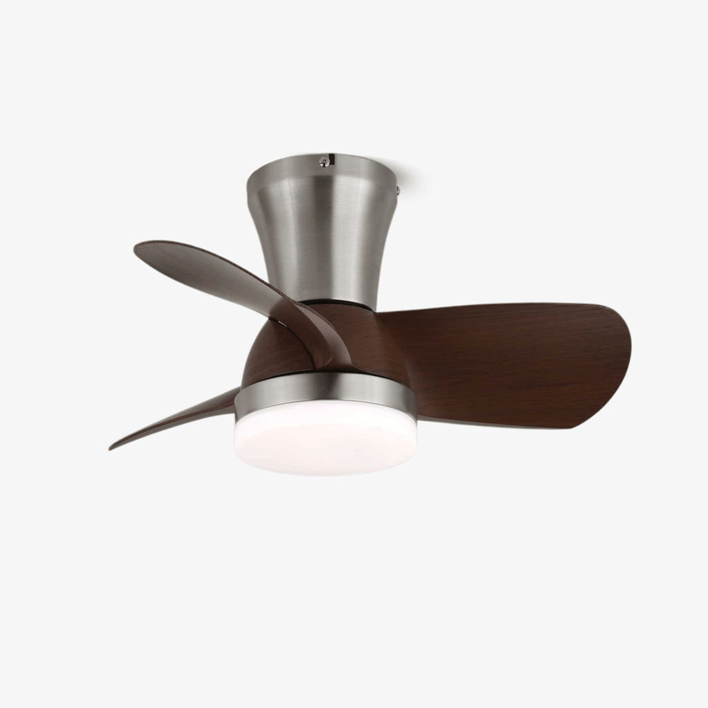 Modern mennyezeti ventilátor LED-világítással és távirányítóval | Skandináv beltéri dizájn - Lamylie
