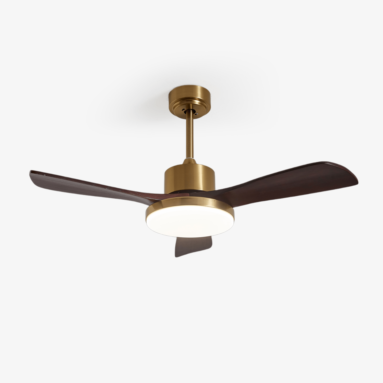 Ventilator de tavan modern cu iluminare | Palete din lemn și telecomandă - Lamylie