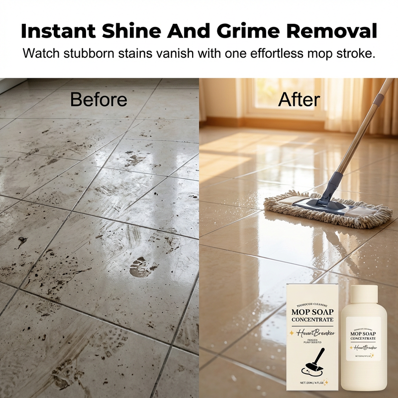 Mop Soap Concentrate | Streakless Shine | pH-Balanced and Mild | ShineNest - Lamylie