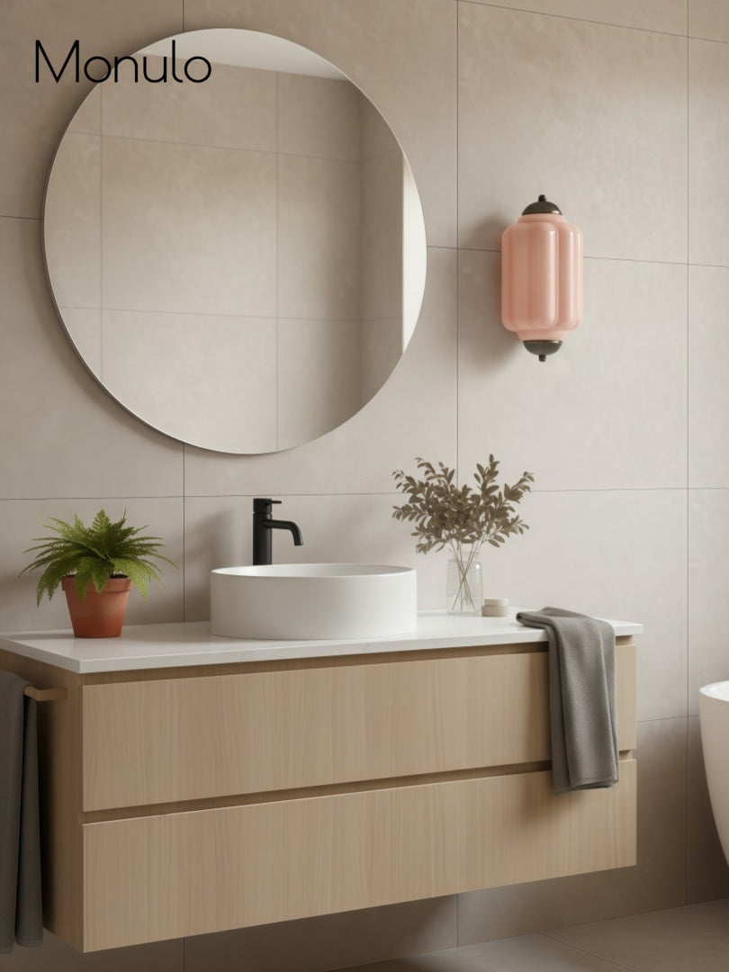 Milk Glass Wall Lamp for Bedroom Hall Scandinavian Style - Lamylie