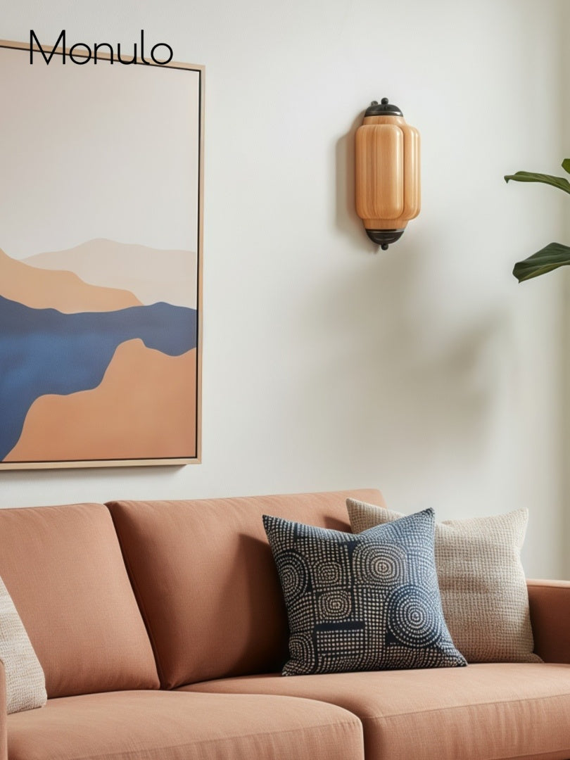 Milk Glass Wall Lamp for Bedroom Hall Scandinavian Style - Lamylie