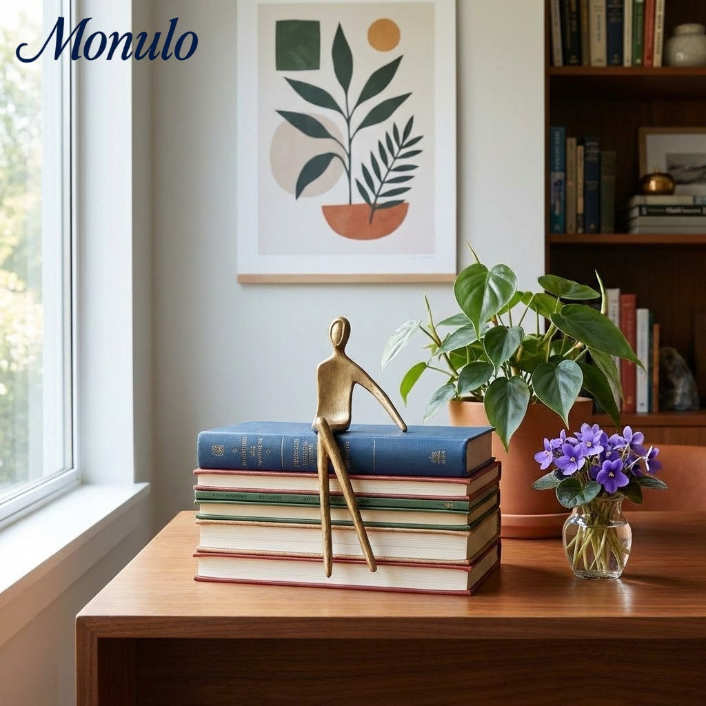 Geometrische Eisen-Hundeskulptur | Minimalistische Dekorationsskulptur für Schreibtisch - Lamylie
