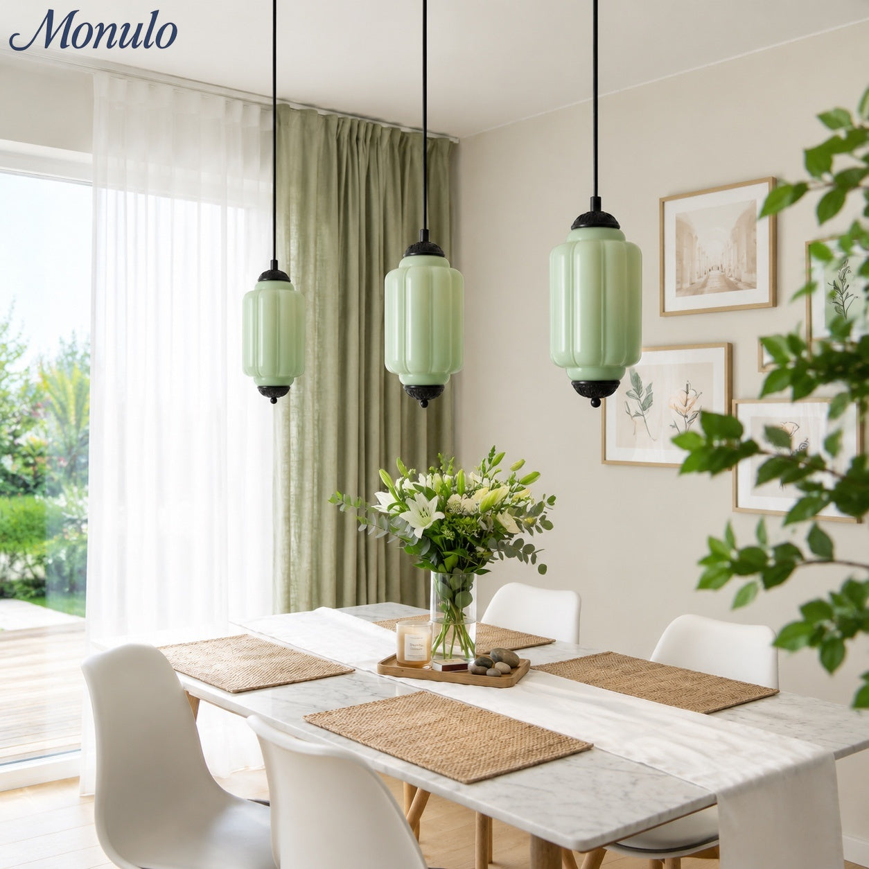 Vintage Glass Pendant Lamp with Nostalgic Look | Refined Lighting for Dining Room and Kitchen - Lamylie