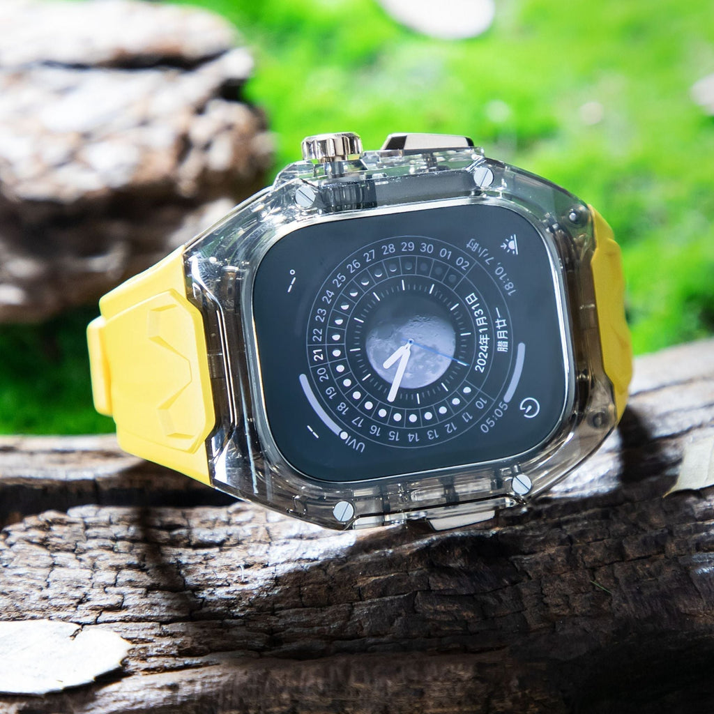 IceNova-Hülle aus Polycarbonat und Silikon – Schutzhülle für Gehäuse und Armband der Apple Watch Series