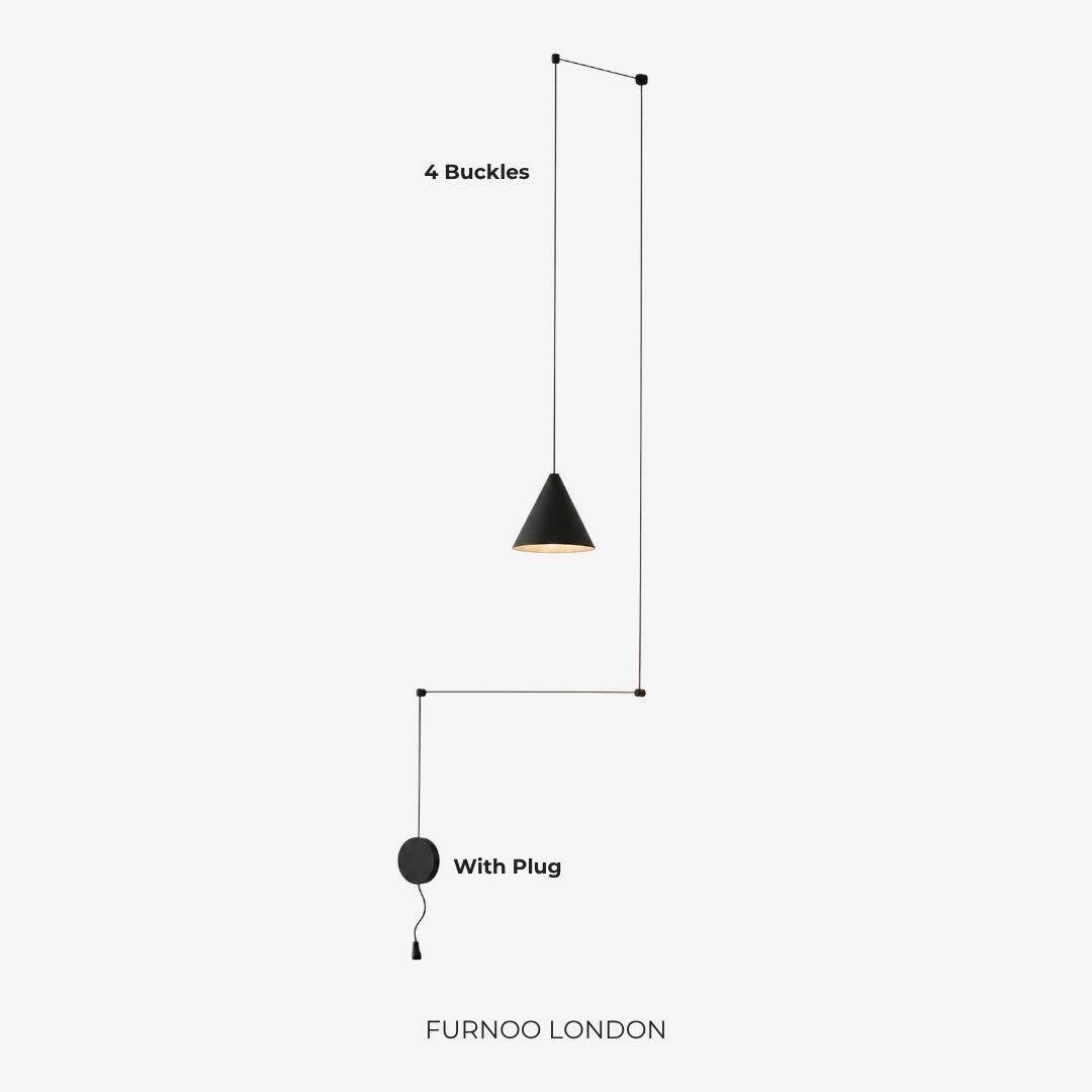 Stella Pendelleuchte | Aluminium Geometrisches Design mit verstellbarer Kabellänge und LED-Beleuchtung - Lamylie