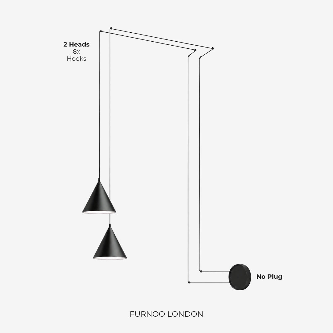Stella Pendelleuchte | Aluminium Geometrisches Design mit verstellbarer Kabellänge und LED-Beleuchtung - Lamylie
