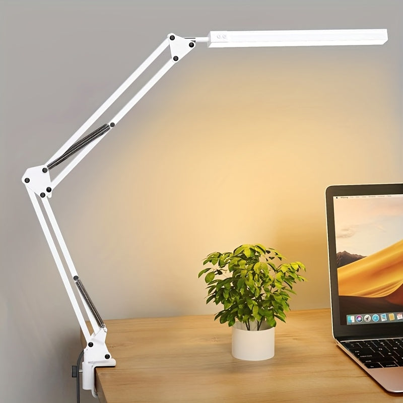 مصباح Flexiglow LED يُثبَّت بالمشبك — 10 مستويات سطوع، و3 درجات حرارة لونية