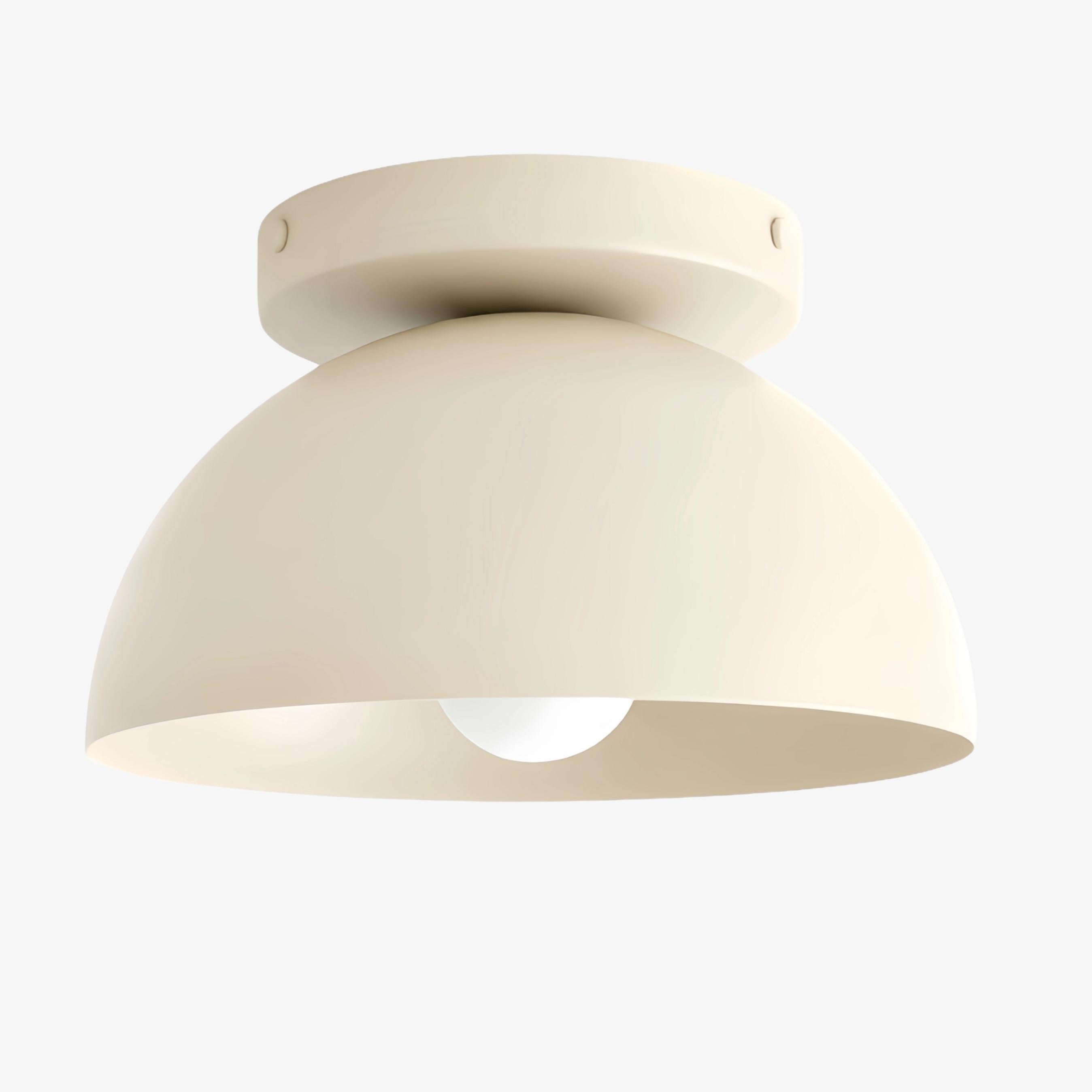 Minimalist Dome Ceiling Lamp for Compact Spaces | Surface-Mounted Spot Available in Multiple Colors - Lamylie